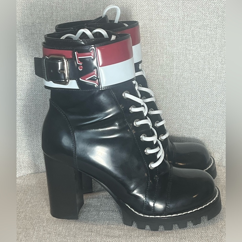Louis Vuitton Star Trail Black Ankle Combat Boots - Picture 9 of 9